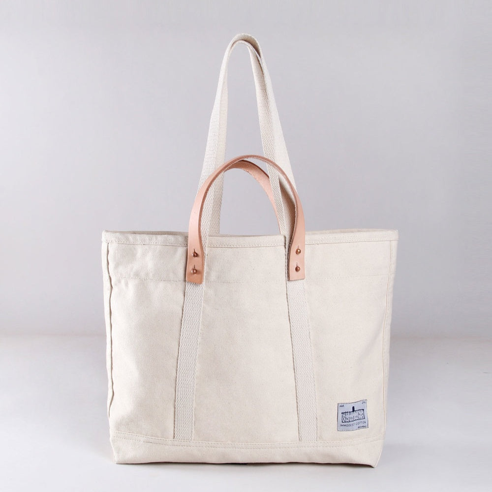 EAST-WEST COTTON CANVAS TOTE - CASUAL to FANCY