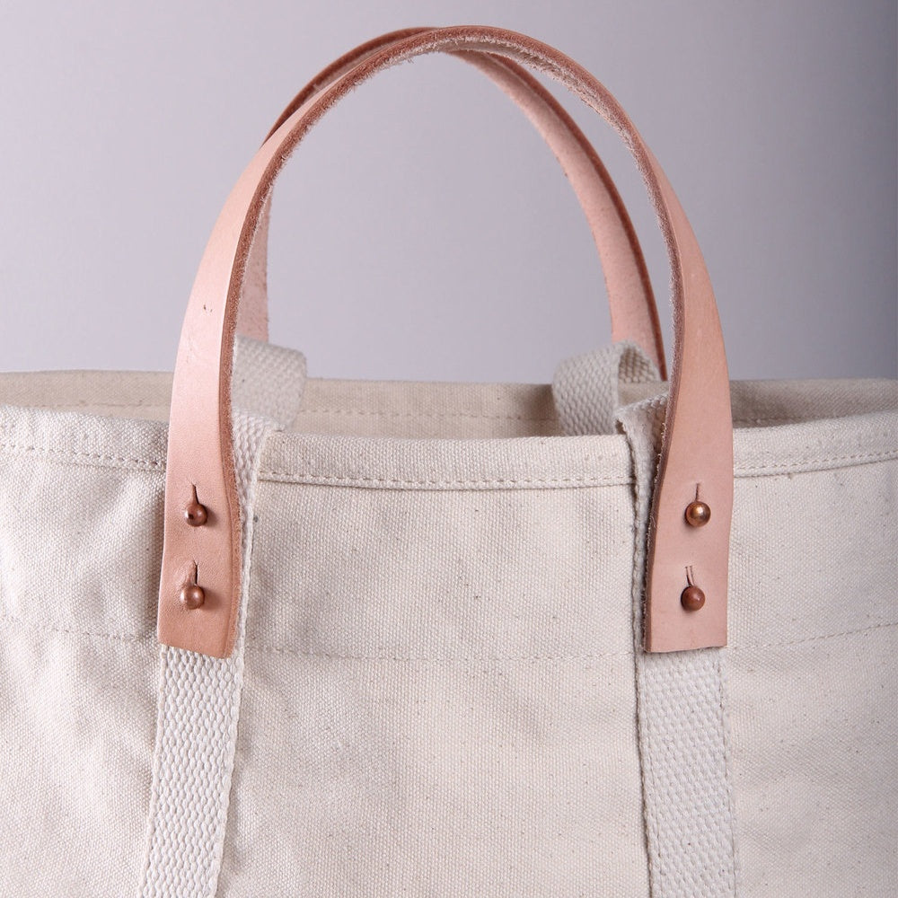 EAST-WEST COTTON CANVAS TOTE - CASUAL to FANCY