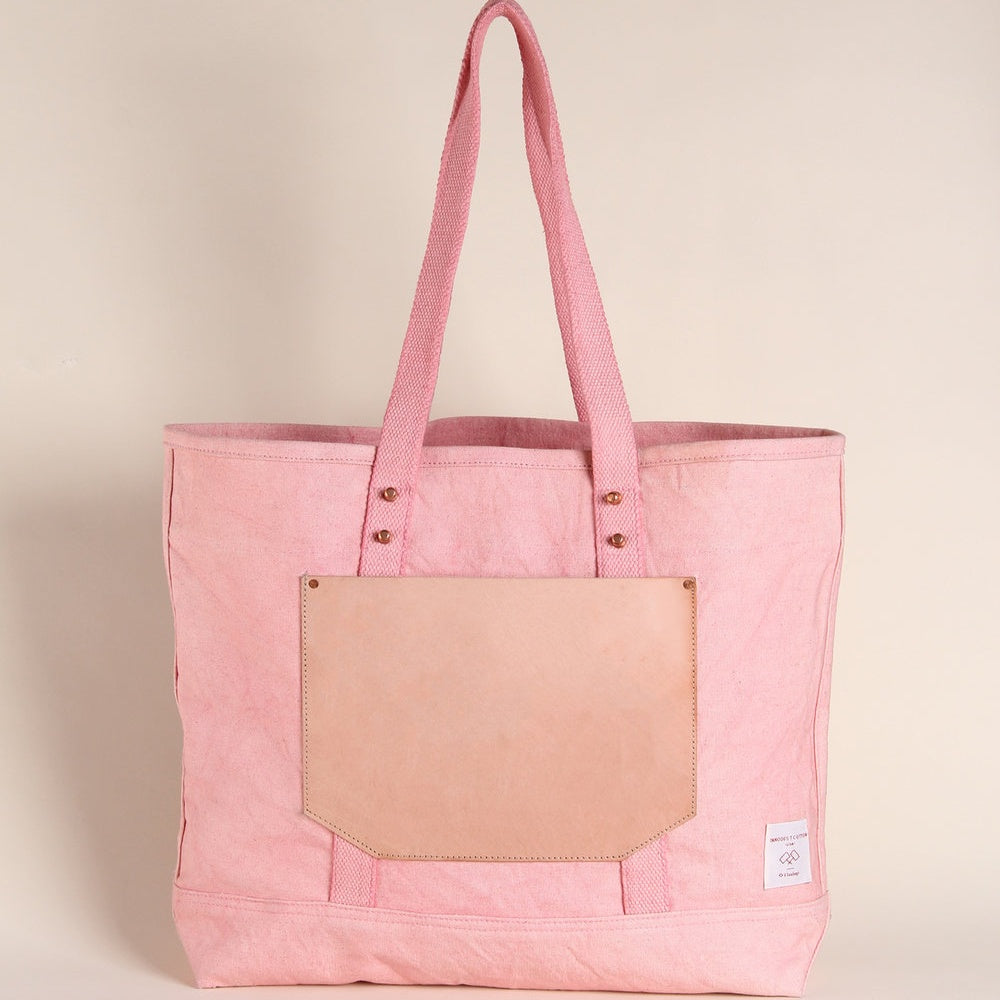 EAST-WEST COTTON CANVAS TOTE - CASUAL to FANCY