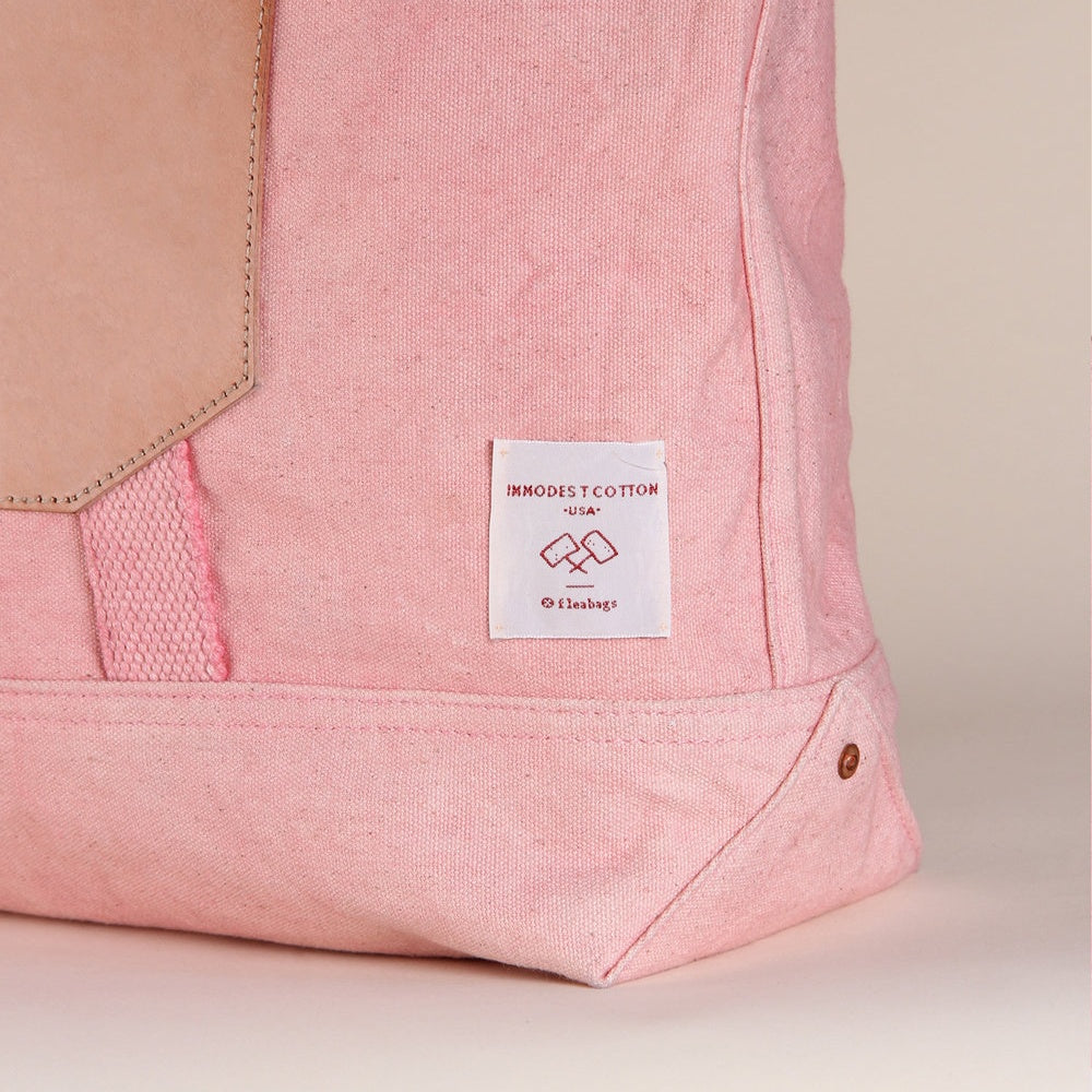 EAST-WEST COTTON CANVAS TOTE - CASUAL to FANCY