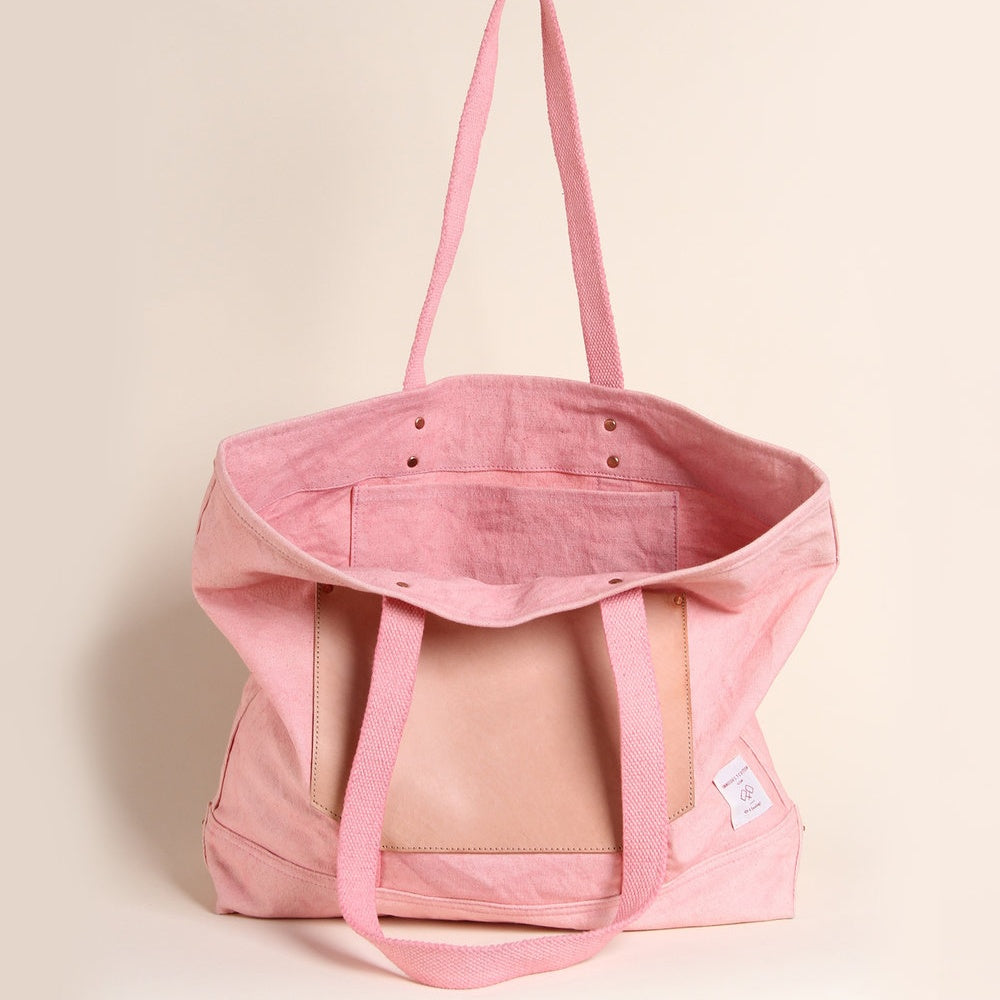 EAST-WEST COTTON CANVAS TOTE - CASUAL to FANCY
