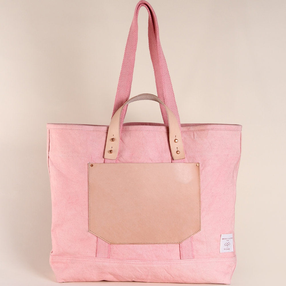 EAST-WEST COTTON CANVAS TOTE - CASUAL to FANCY