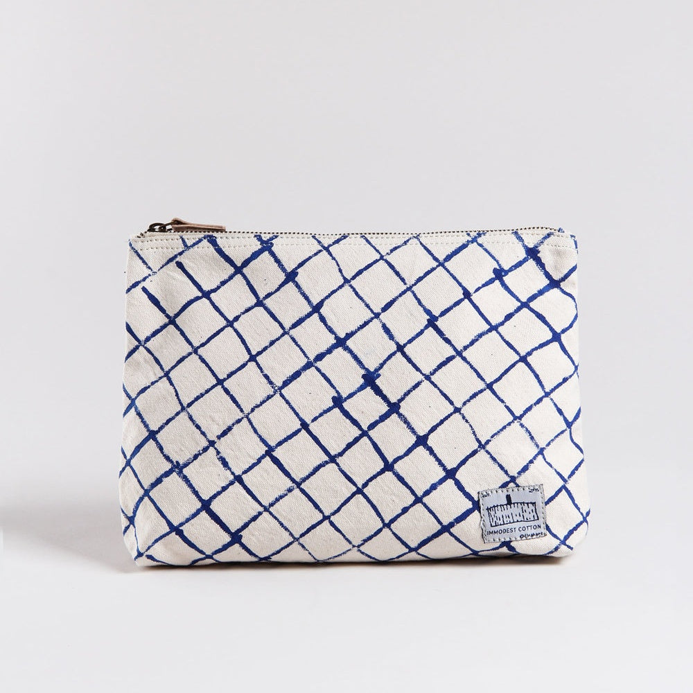 CANVAS ZIPPER POUCH - CASUAL to FANCY