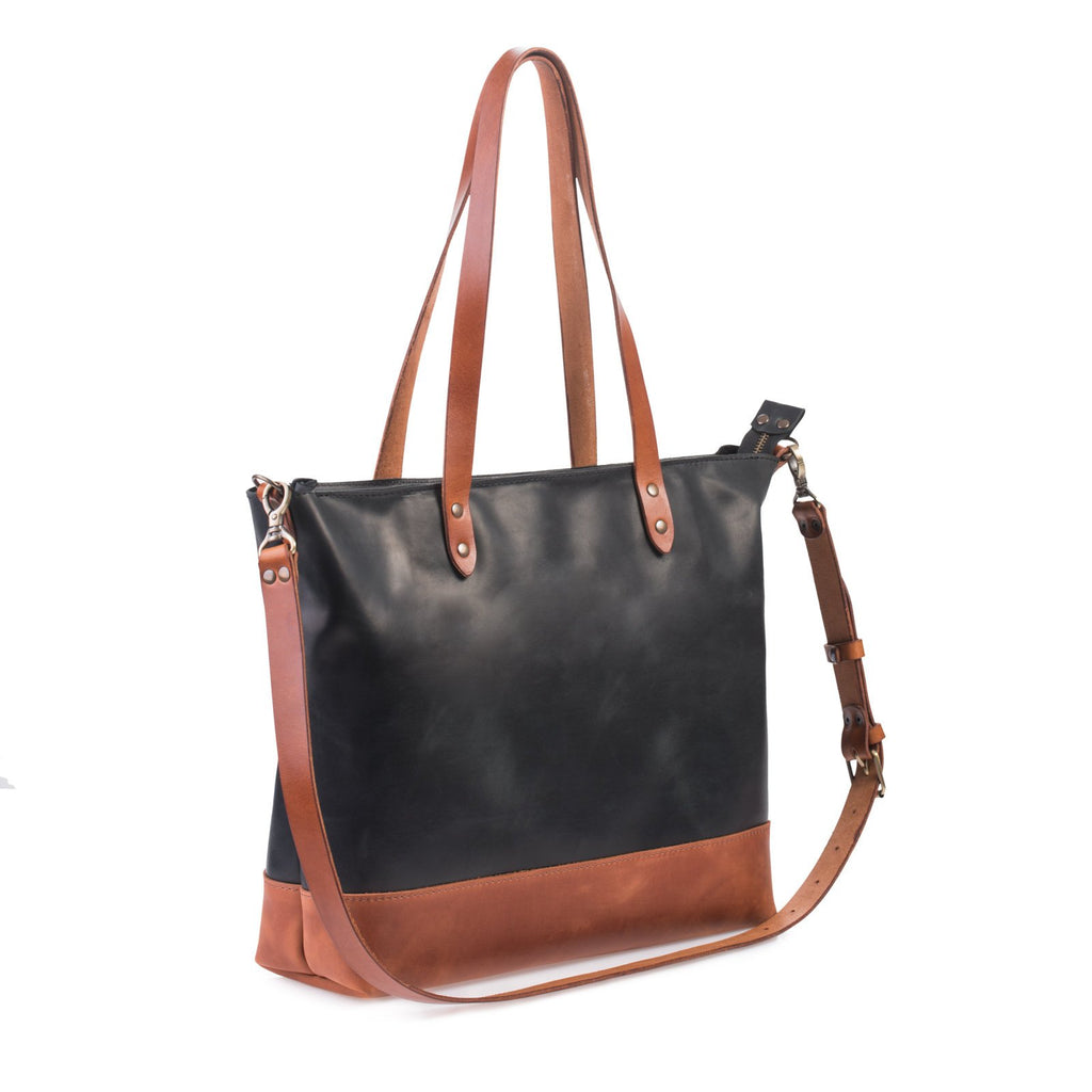 LEATHER CARRYALL TOTE - CASUAL to FANCY
