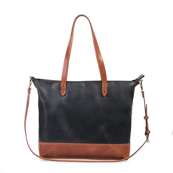 LEATHER CARRYALL TOTE - CASUAL to FANCY