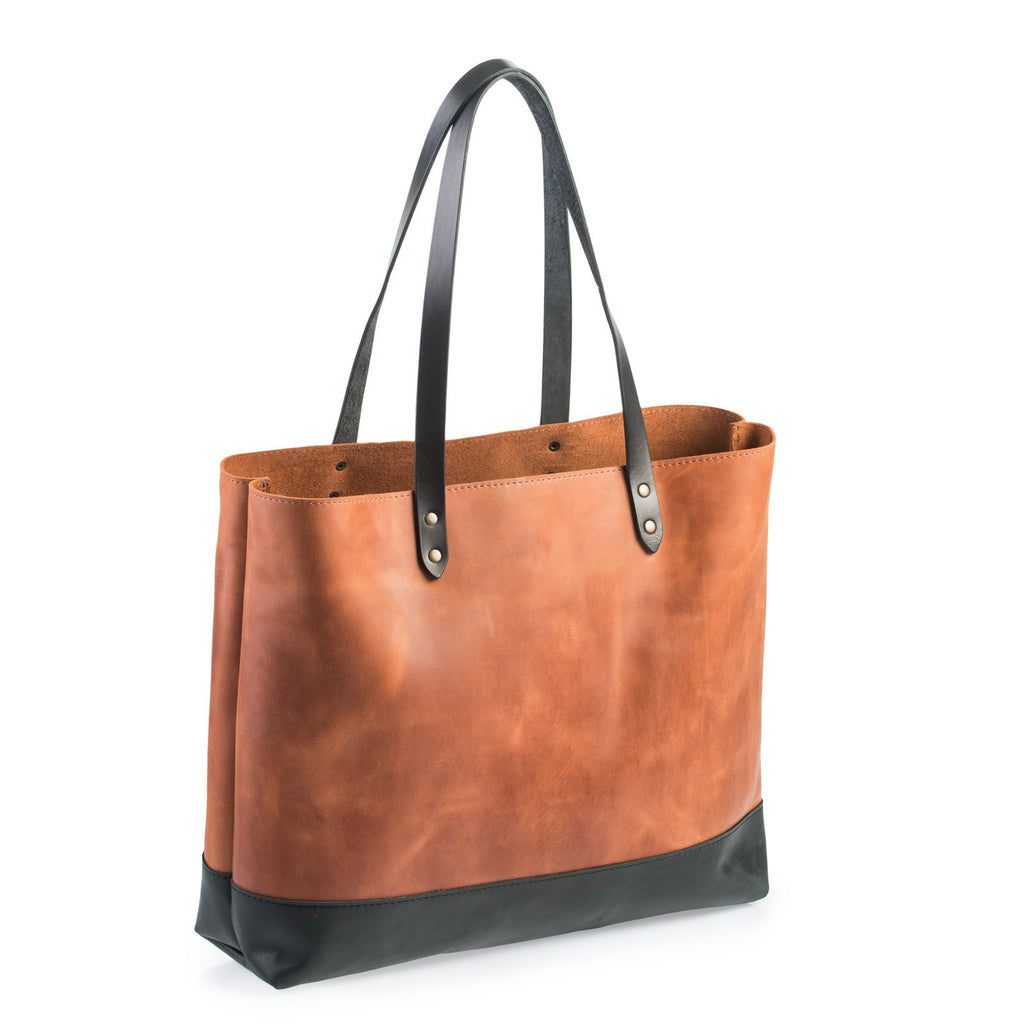 CLASSIC LEATHER TOTE - CASUAL to FANCY