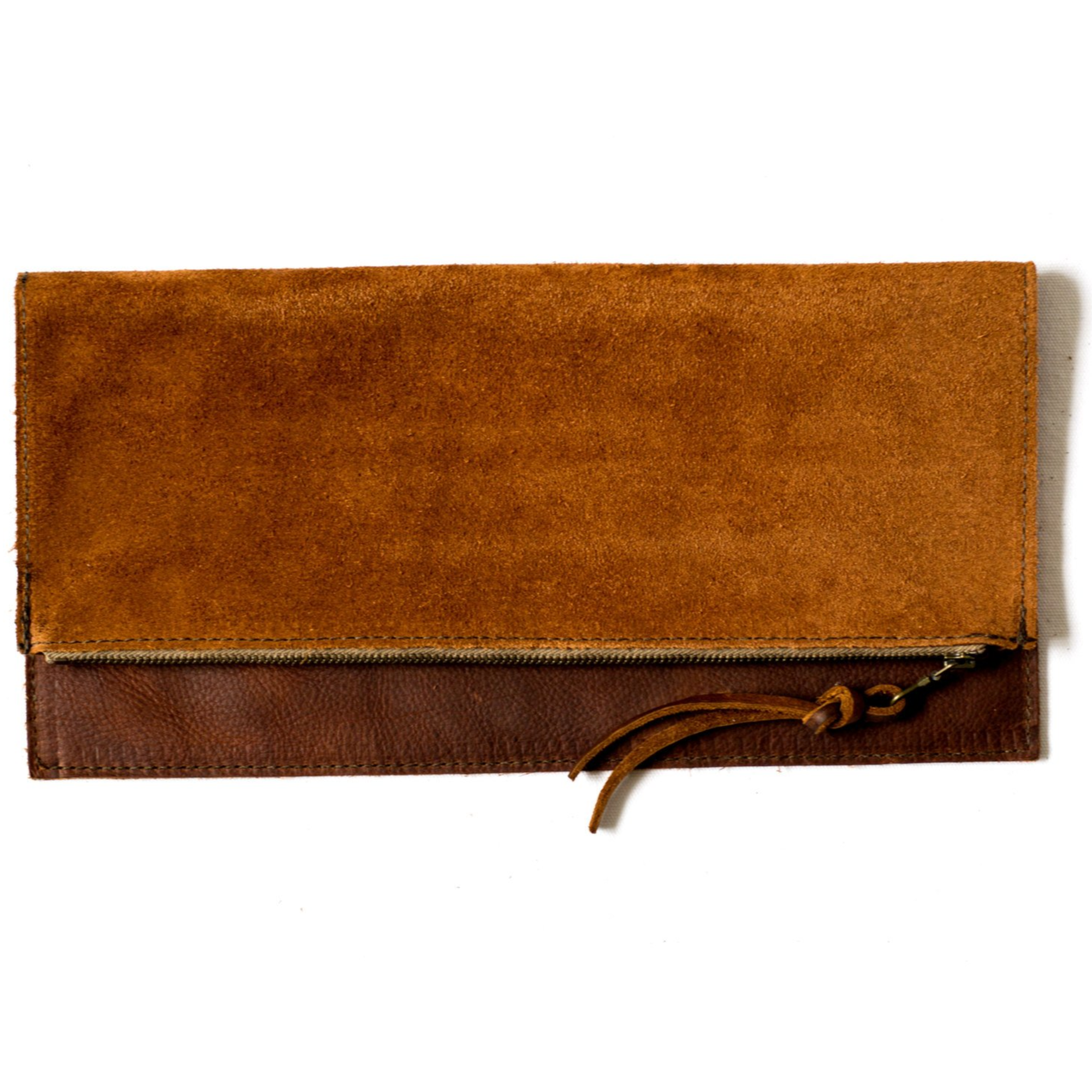 Foldover Leather Clutch – Alex & Andrew Bag Co.