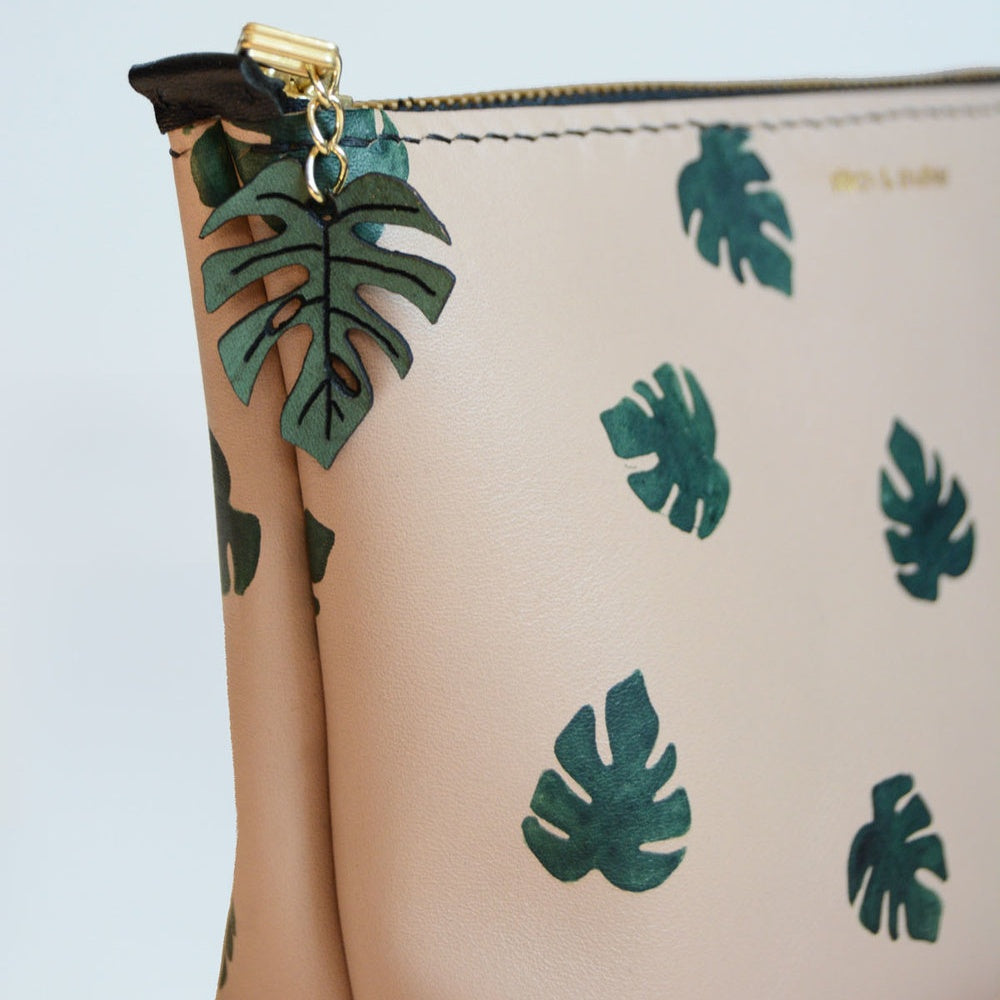 LEATHER COSMETIC POUCH - CASUAL to FANCY