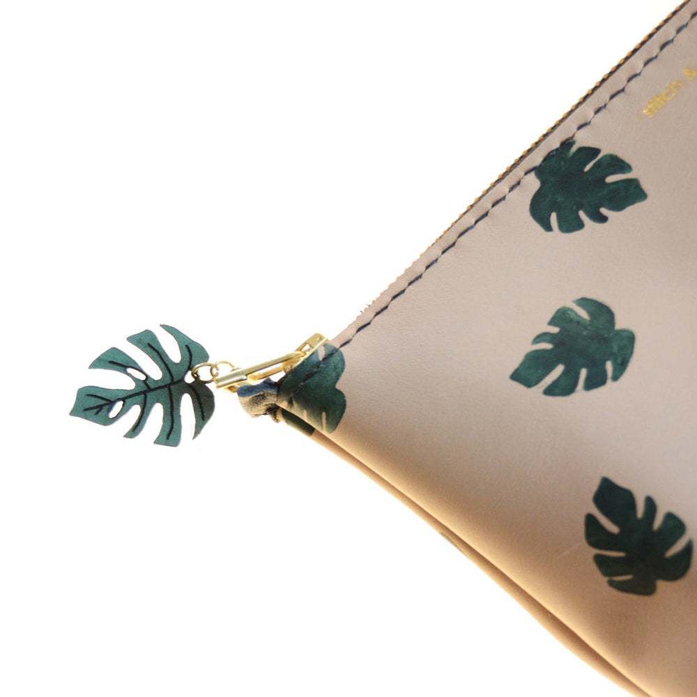 LEATHER COSMETIC POUCH - CASUAL to FANCY