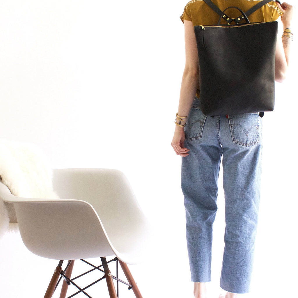 NICO LEATHER BACKPACK - CASUAL to FANCY