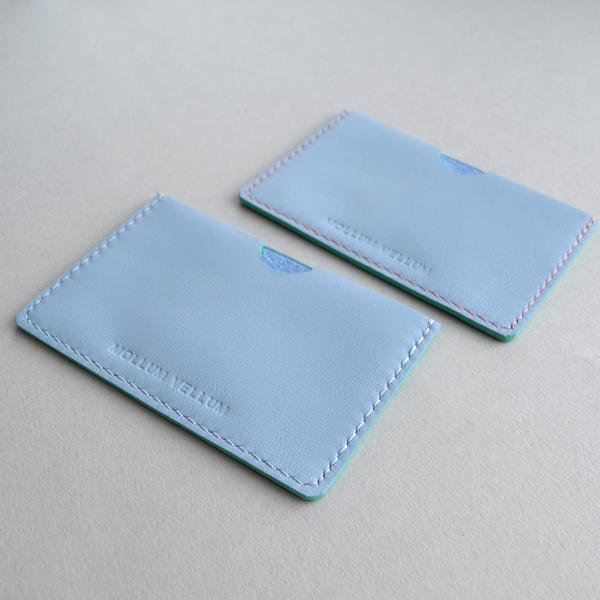 SIMPLY BLUE LEATHER CARD CASE - CASUAL to FANCY