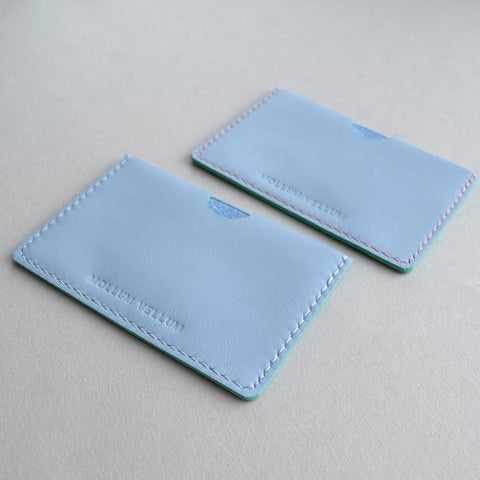 SIMPLY BLUE LEATHER CARD CASE - CASUAL to FANCY